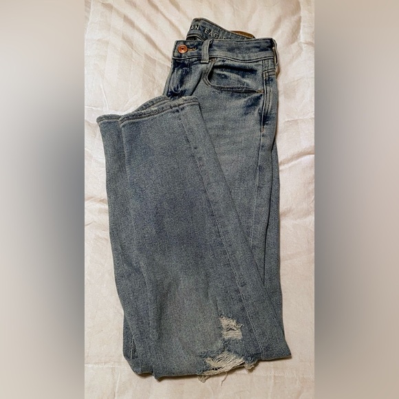American Eagle size 0 skinny jeans with rips - Picture 16 of 16